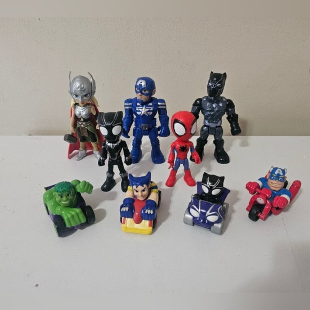Marvel Action Figure Set Of 9